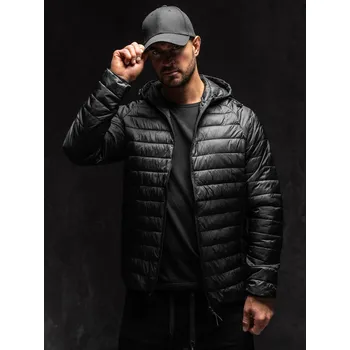 Černá pánská prošívaná přechodová bunda Bolf 58M13021A1 - 2XL