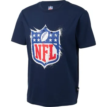 Dámské tričko NFL Dámské / Pánské triko "Regular Fit" (NFL logo / navy modrá, M)