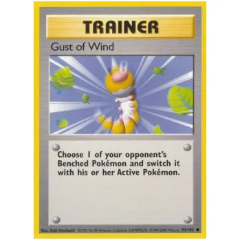 Karetní hra Pokémon BS 093/102 Gust of Wind - Base Set Stav: Played