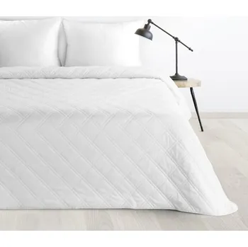 Přehoz na lůžko Sametový přehoz na postel LUIZ8 v bílé barvě Rozměr přehozu (šířka x délka): 170x210cm