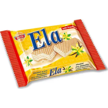 Sedita Ela Oplatky arašídové s fruktózou 40g cena za kartonové balení (Kartonové balení : 36 ks)