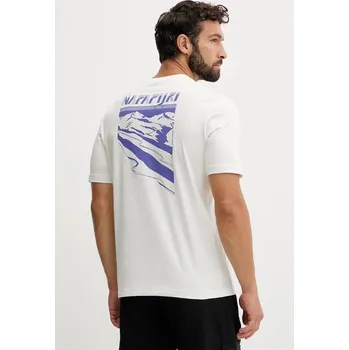 Pánská móda Bavlněné tričko Napapijri S-Guide NP0A88V62061 béžová 01X, vel. XXL