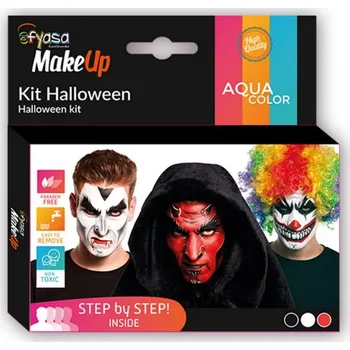 Karnevalový doplněk Sada aqua barviček - Halloween