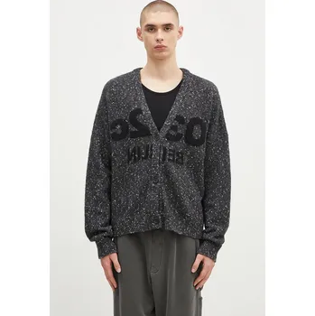 Dámský svetr Svetr s příměsí vlny 032C ''Selfie'' Cardigan, L, šedá, 90X