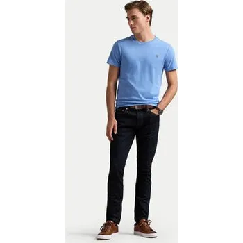 Oblečení a móda Polo Ralph Lauren T-Shirt 710740727086 Modrá Slim Fit XL