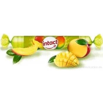 Bonbon Sanotact GmbH INTACT HROZNOVÝ CUKR s vitamínem C s příchutí manga (pastilky v roli) 1x40g