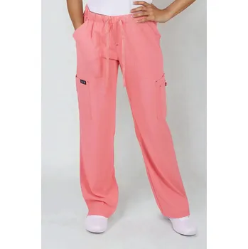 Zdravotnický oděv KOI Kalhoty dámské Holly Růžová/Oranžová 3XL