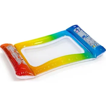 Vetro-plus Lehátko nafukovací se sítí, 117 x 76 x 15 cm, mix barev