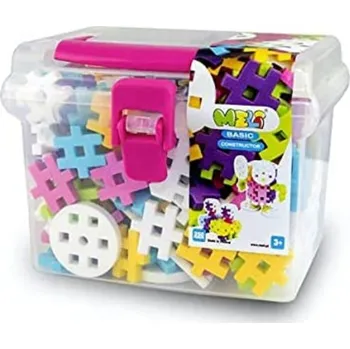 ostatní stavebnice Stavebnice vafle Meli Pink Travel 250 dílků