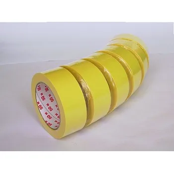 Lepicí páska Krepová lepící páska do 60C, žlutá, návin 50m - 19 mm