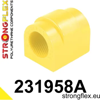 Silentblok nápravy 231958A: Strongflex Silentblok předního stabilizátoru varianta SPORT Custom Yellow
