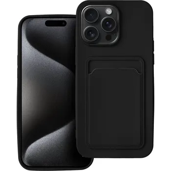 Náhradní kryt pro mobilní telefon Kryt Card Case iPhone 15 Pro Max black