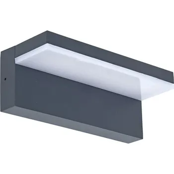 Venkovní osvětlení ECOLITE LED venkovní fasádní svítidlo ALDA 9W, 700lm,4000K, IP44 - antracitové