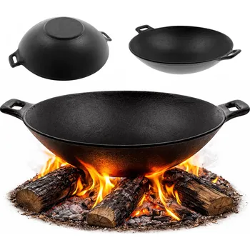 Pánev Wok pánev Silesia Emalia WOK XXL 37 cm