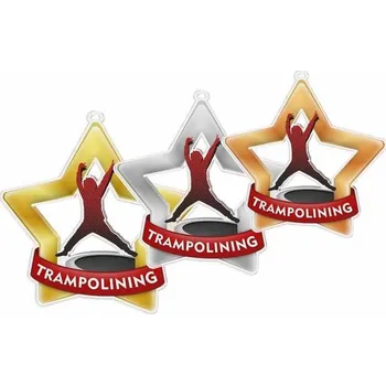 Poháry Bauer Akrylátová medaile MDASTARM38