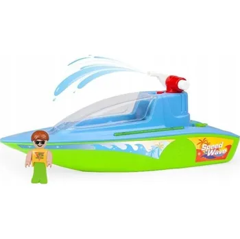 Hračka na písek Lena sportovní loď s vodním dělem a pumpou