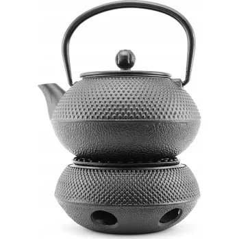 Konvice na čaj Litinová konvice porcello 0,8 l černá