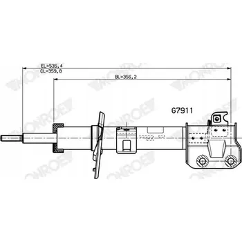 Monroe G7911 Tlumič