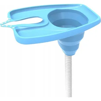 Kadeřnické křeslo SKLÁDACÍ KADEŘNICKÝ MYCÍ BOX SILIKONOVÁ SKLÁDACÍ PŘENOSNÁ S ODTOKEM