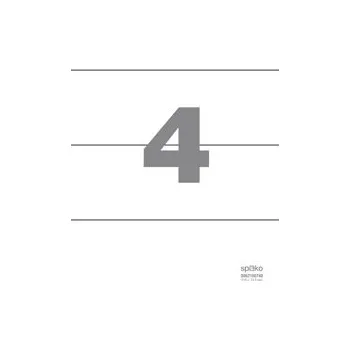 Speciální papír Samolepící etikety bílé SPOKO 210x74,2 mm, 400 ks/bal.