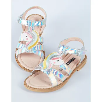 Dívčí sandály Denokids Silber/ Bunt 5803935 32