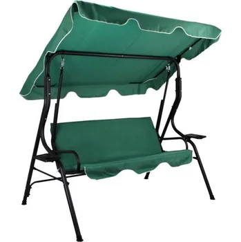 Zahradní houpačka Aga Zahradní houpačka 170x110x153 cm Zelená (VÝPRODEJ) + Doprava ZDARMA