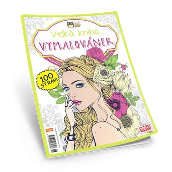 Antistresové omalovánky Velká kniha Vymalovánek zelená (č. 6)