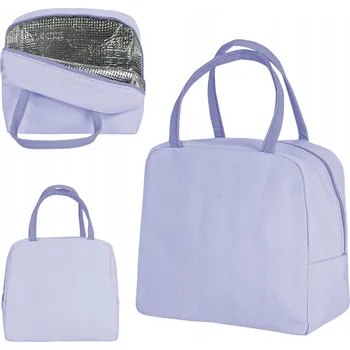 Outdoorové zavazadlo TERMO TAŠKA NA OBĚD 6 L izolační svačinová do práce školy fialová