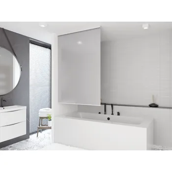 Vanová zástěna wela Roleta sprchová TMAVĚ ŠEDÁ STANDARD v kazetě šířka rolety: 100 cm, výška rolety: 240 cm