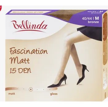 Dámské punčochy Bellinda lycrové punčochové kalhoty FASCINATION MATT 15 DEN, velikost M tmavě tělové