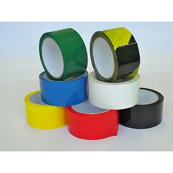 Lepící páska 48 mm x 66 m, různé barvy - STOP lepící výstražná páska