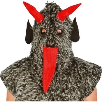 Karnevalový kostým Lipta-tdpČert - maska šedá