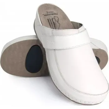 Dámská zdravotní obuv Batz BatzElenaWhite č.37 Dámské uzavřené zdravotní pantofle | Kůže, anatomický střih, pohodlí