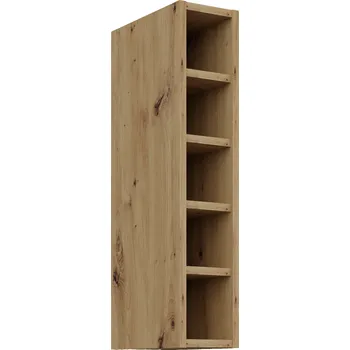 Kuchyňská skříňka LEMPERT Horní otevřená skříňka ARIA 63 (15 / 72 cm) dub artisan