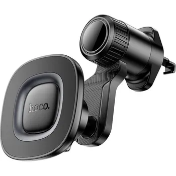 Držák do auta Hoco Magnetický držák do auta do ventilace H74 Černý kovový šedý