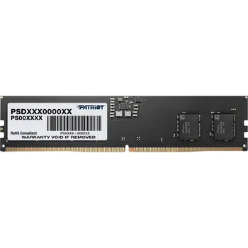 Operační paměť Patriot Signature 8GB DDR5 5600MT/s Operační paměť, DDR5, 8GB, 5600MT/s, CL46, 1,1V, černá PSD58G560082