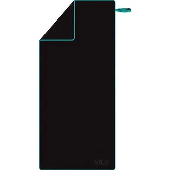 Ručník NILS Ručník z mikrovlákna NILS NCR13 černý/modrý