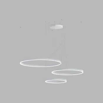 LED2 Designová světelná instalace ze tří tenkých kružnic Circle Set 3 Barva: Zlatá, Stmívání: Stmívatelné TRIAC 3274777DT Designová světelná instalace ze tří elegantních kružnic Circle Set 3