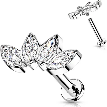 Piercing Šperky4U Piercing do brady / ucha TITAN - TIT1161-1206