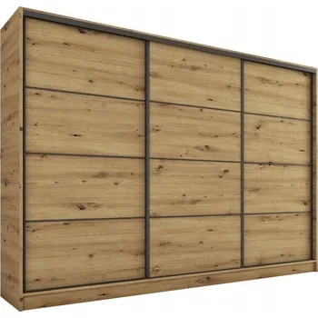 Šatní skříň Šatní skříň HARAZIA 250 bez zrcadla, dub artisan