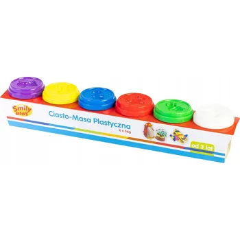 Modelovací hmota Plastelína Smily Play 6 ks