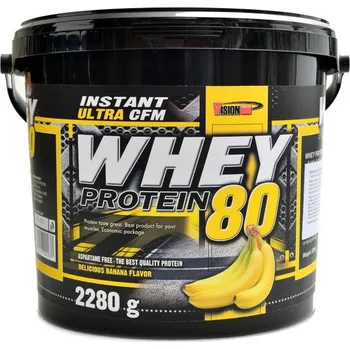 Protein VISION nutrition CFM whey protein 80 2280 g - banán