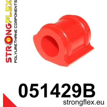Silentblok nápravy 051429B: Strongflex Uložení předního stabilizátoru 16mm Red
