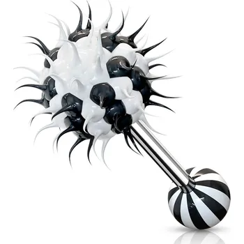 Piercing Šperky4U Piercing do jazyka silikonový střapec - PJ01196-KW