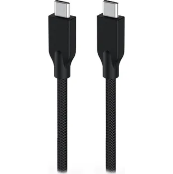 GENIUS nabíjecí kabel ACC-C2CC-3A, 150cm, USB-C na USB-C, 3A, PD60W, opletený, černý