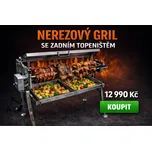 UG Grill Nerezový gril na kuře, šunku a pečeni S70 1x Rotisserie UG Grill