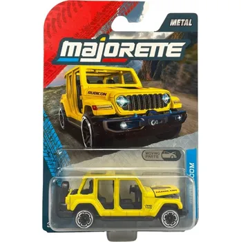 autíčko MAJORETTE SHOWROOM JEEP WRANGLER 4XE ŽLUTÝ 1:64 NOVÝ MODEL KOVOVÝ