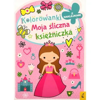 omalovánky OMALOVÁNKA S VYŘEZÁVACÍ ŠABLONOU. MOJE KRÁSNÁ PRINCEZ..