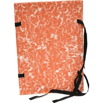 Spisová deska A4 červená, mramor