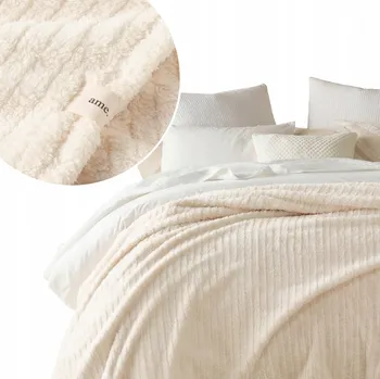 Prostěradlo Deka Room99 polyester 200 cm x 220 cm béžová